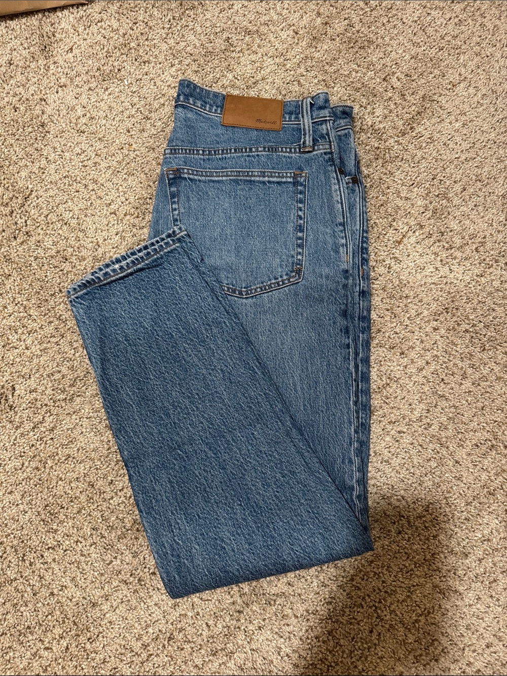 Classic Blue Men's Straight-Leg Jeans